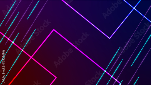 Abstract geometric business card template