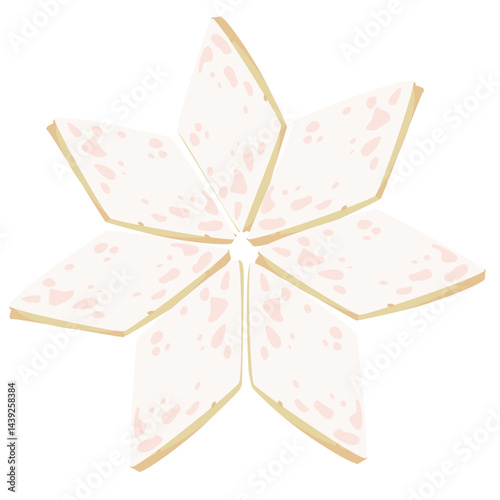 Kaju katli indian Sweets. Vector illustration