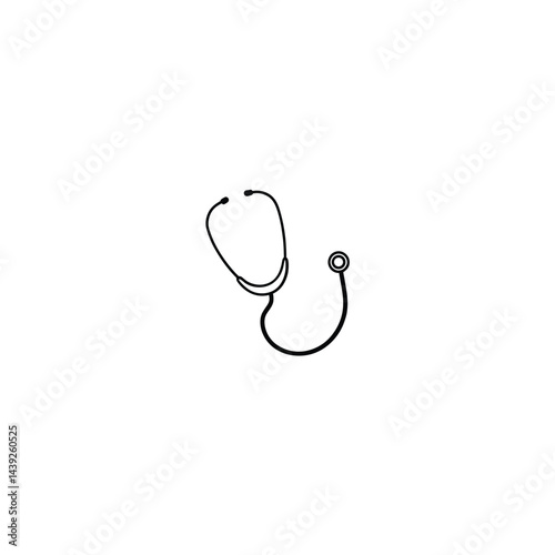 Medical Stethoscope Icon Healthcare, Diagnosis, Doctor, Patient, Examination