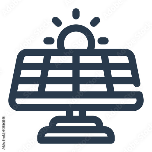 Solar Panel Generating Renewable Energy