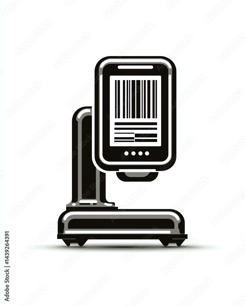 logistic ecommerce online shopping A modern barcode scanner showcasing advanced technology in retail and inventory management for efficient data processing. logistic ecommerce online shopping A modern barcode scanner showcasing advanced technology in retail and inventory management for efficient data processing.