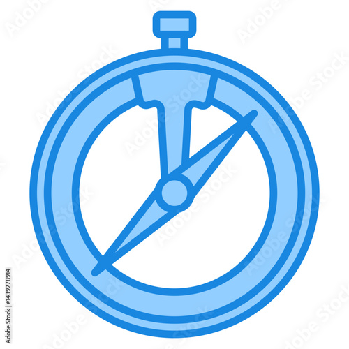 Mining Compass Icon For Design Elements