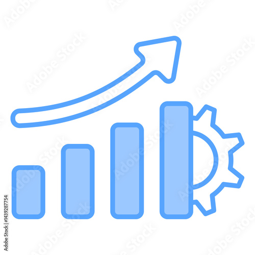Productivity Blue Icon