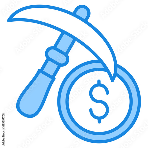 Value Miner Icon For Design Elements
