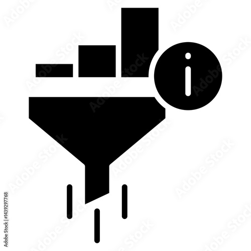 Info Extractor Icon For Design Elements