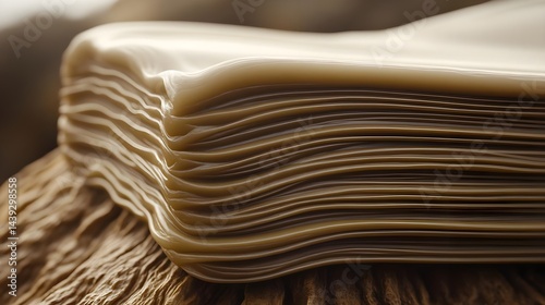 Close-up view of toasty acrylic texture chaos natural wood environment artistic photograph