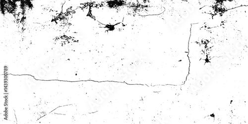 scratched and grunge old dusty urban distressed overlay texture, Black and white abstract grunge texture featuring heavy paint splatters, distressed brush strokes scratches.	
