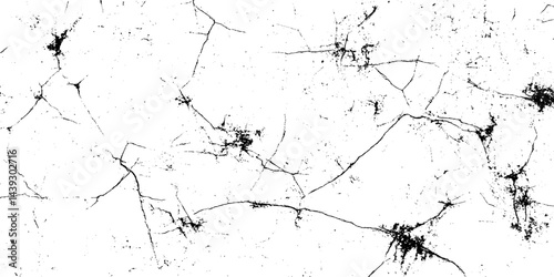 Black ink splatter texture overlay high resolution grunge spray paint on transparent background.