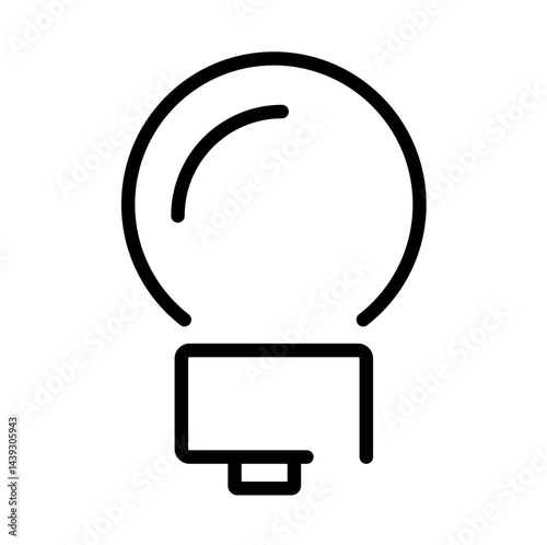bulb vector icon