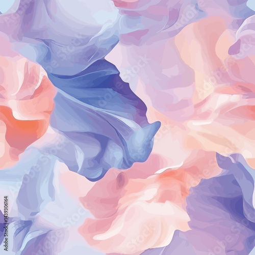 Abstract seamless pattern with bold brush strokes, vibrant colors, and organic shapes. Ideal for creative designs, digital art, modern branding, and artistic backgrounds.