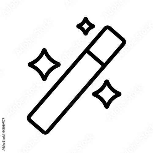 magic wand tool vector icon