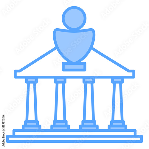 Museum Blue Icon
