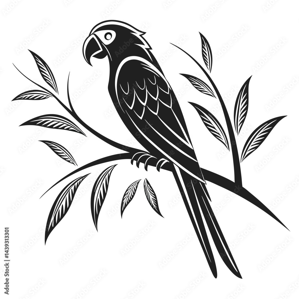 Fototapeta premium bird on a branch
