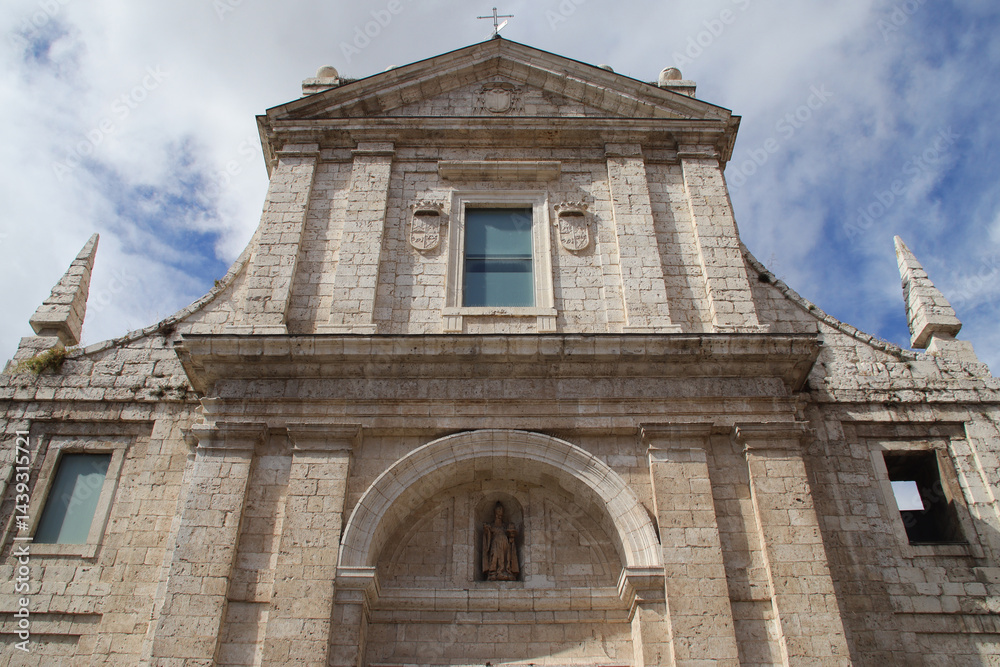 Obraz premium church (san agustin) in valladolid in spain 