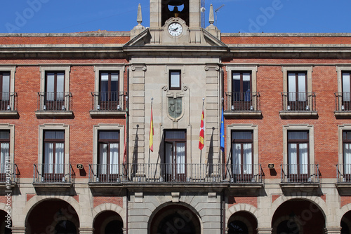 Obraz na płótnie town hall in zamora in spain w salonie