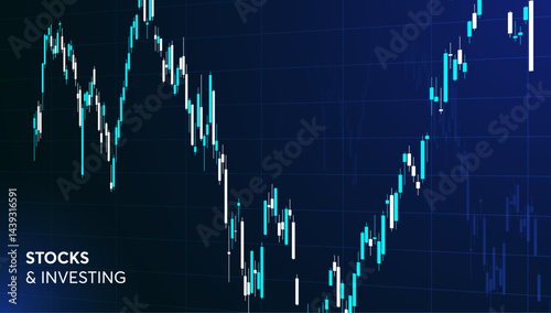 Economy stock market downfall and upward of finacial