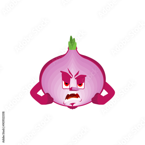 Onion angry. Bulb Onion Emoji Wicked