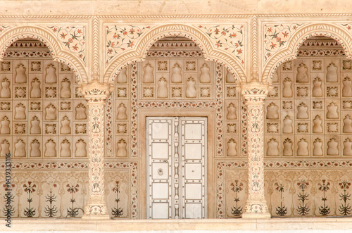 Diwan-e-aam in Agra Fort, Agra, Uttar Pradesh, India.