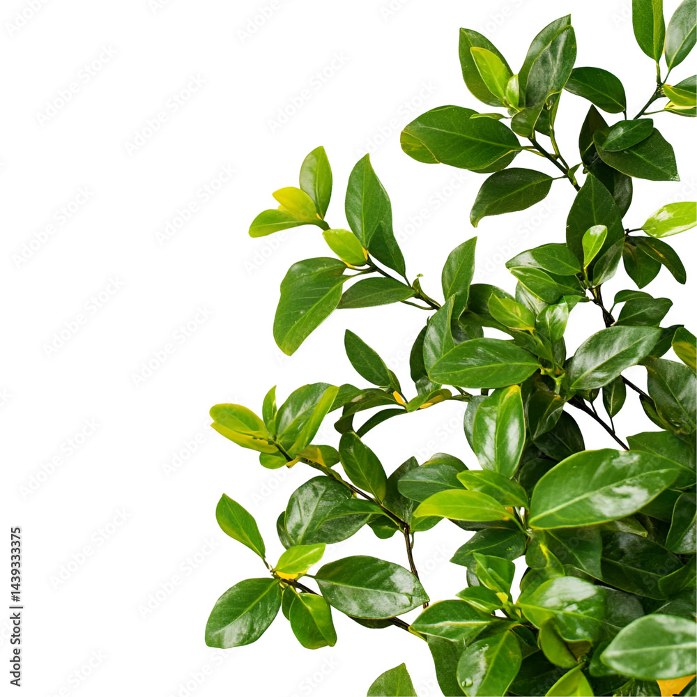Fototapeta premium Fresh green herbs close up food photography