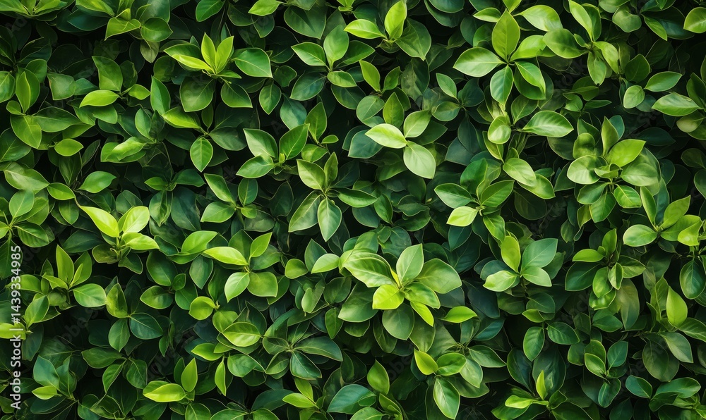 Fototapeta premium lush green leaves background for nature and gardening themes