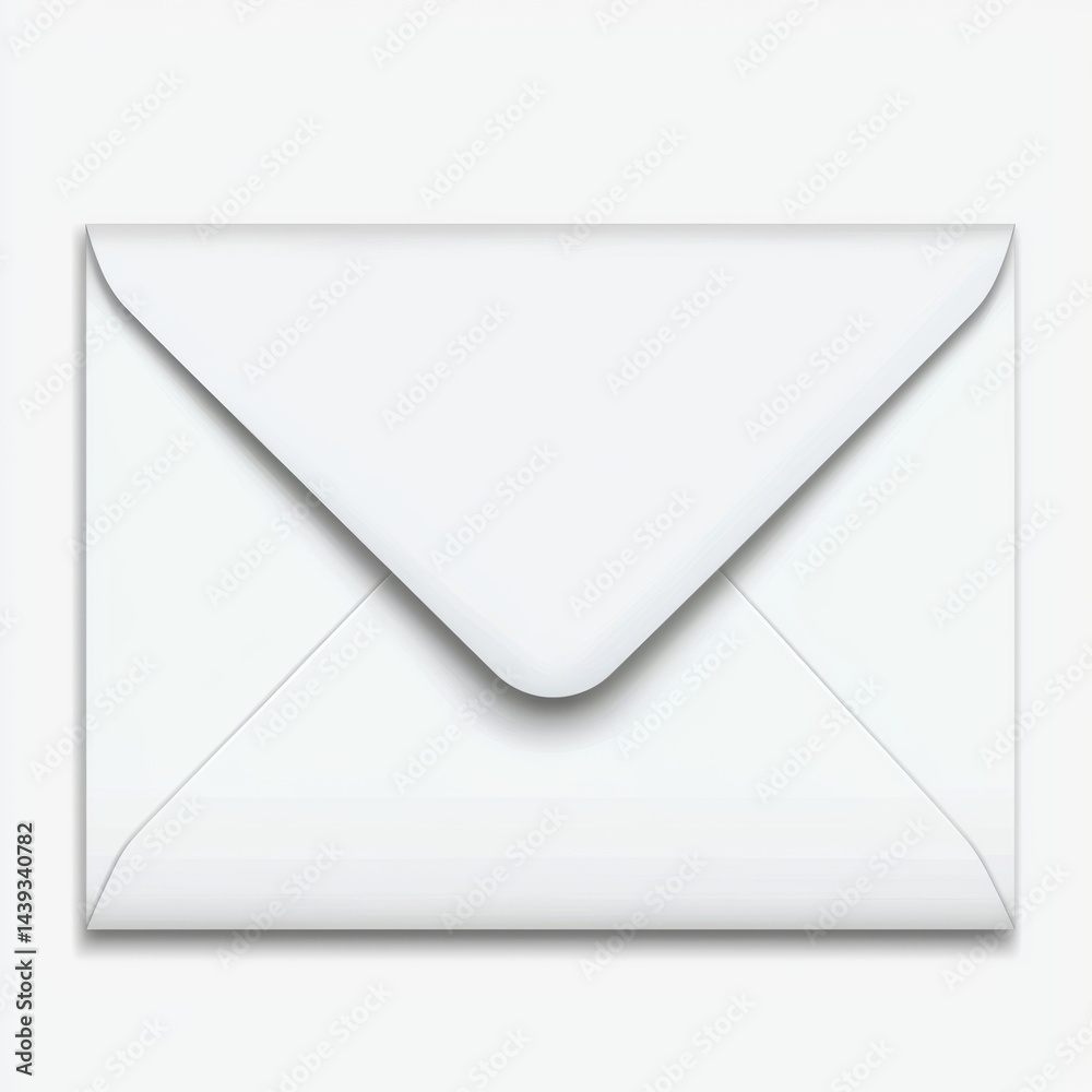 Minimalist White Envelope for Mailing and Communication in Modern Business Environment Stationery Minimalist White Envelope for Mailing and Communication in Modern Business Environment Stationery