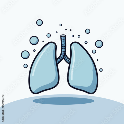 World Bronchiectasis Day flat vector graphics pack with informative lung designs, bronchial tree patterns, support ribbon, patient care scenes, and solid color medical icons for awareness