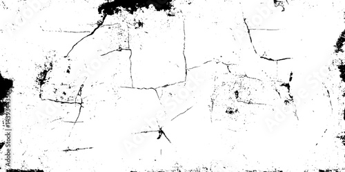 A dramatic overlay or transparent effect, with stark black marks and lines against a clean white background.