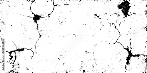 A dramatic overlay or transparent effect, with stark black marks and lines against a clean white background.