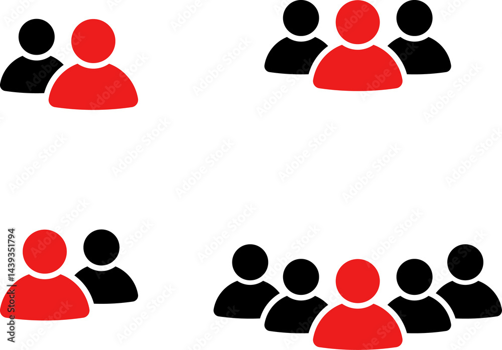 People group icon set team worker user. Employee people group icon team staff. User profile symbol. Group of people or group of users. Persons symbol. People group icon set team worker user. Employee people group icon team staff. User profile symbol. Group of people or group of users. Persons symbol.