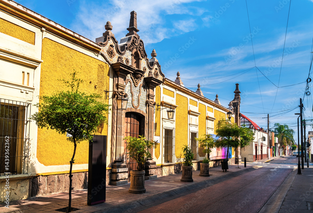 Traditional houses in Tlaquepaque, Guadalajara, Mexico