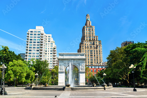Fototapeta Naklejka Na Ścianę i Meble -  Washington Square Arch in New York City