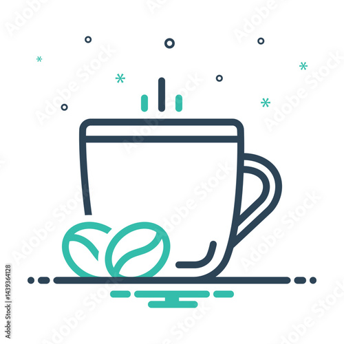 Mic icon for coffee