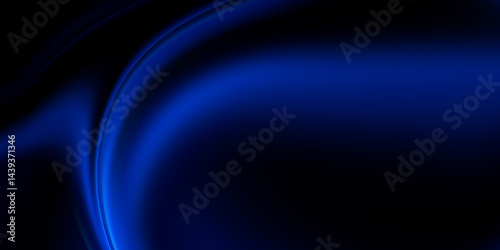 Obraz na płótnie Abstract blue wave design on a dark background.
w salonie