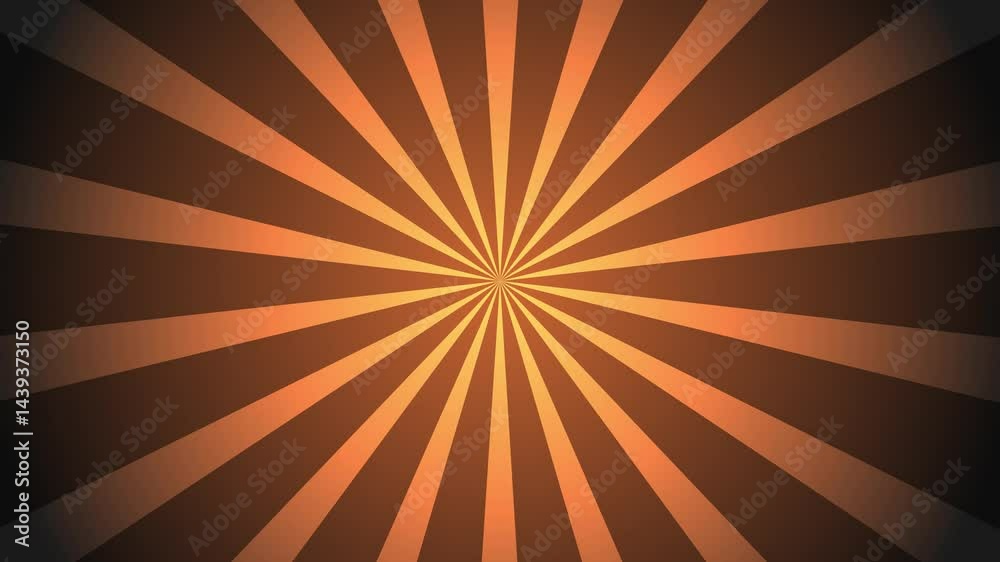 Vibrant sunburst design in orange and brown hues. Ideal for use as a background, logo element, or graphic accent.