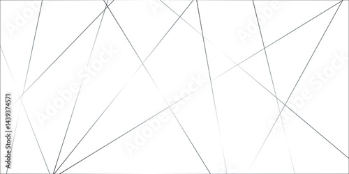 Abstract white color background and black diagonal stroke lines pattern. Random chaotic line and creative geometric shape background. modern technology art design.