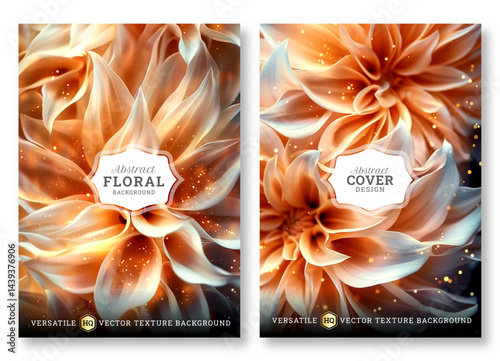 elegant flower decorative business brochure template, Abstract flyer template, wedding invitation template, universal background, versatile vector background, creative brochure template, invitation