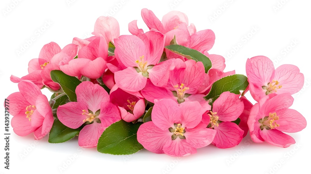 Fototapeta premium Pink blossoms cluster