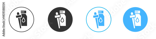 Essential oils icon Vector Graphic set
