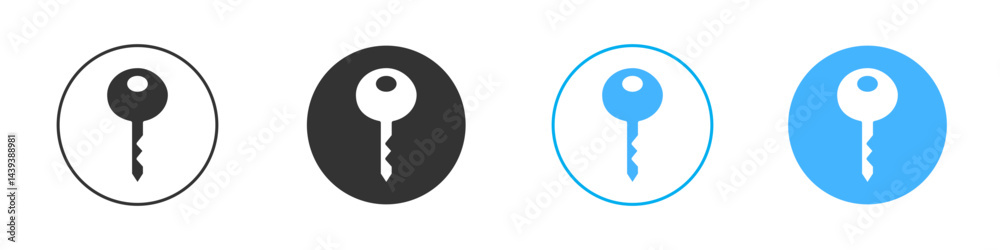 key icon Vector Graphic set key icon Vector Graphic set