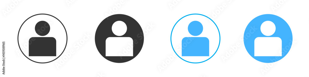 User icon Vector Graphic set User icon Vector Graphic set
