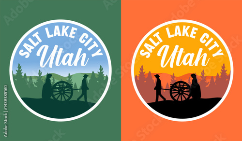 salt lake city utah with beautiful natural and mountain views