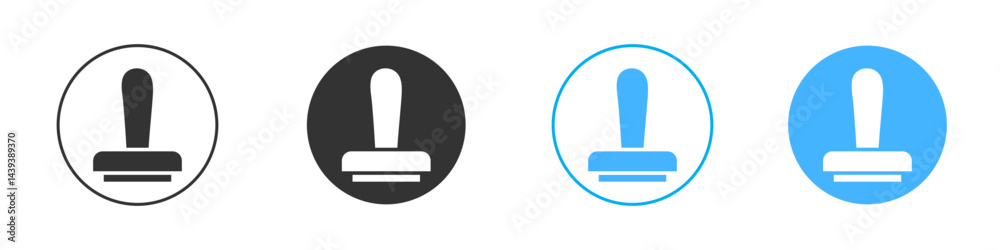 Approval stamp icon Vector Graphic set Approval stamp icon Vector Graphic set