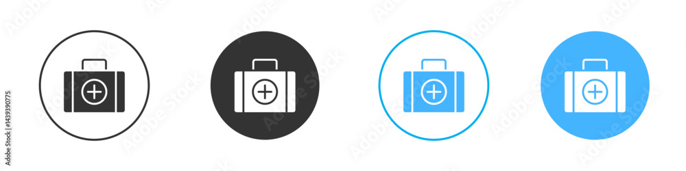 First aid kit icon Vector Graphic set First aid kit icon Vector Graphic set