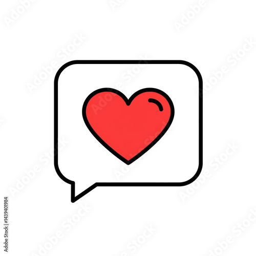 Heart Chat Icon