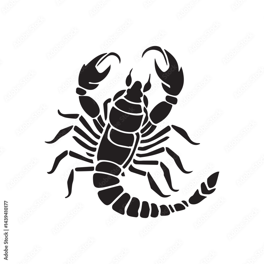 Fototapeta premium scorpion tattoo vector