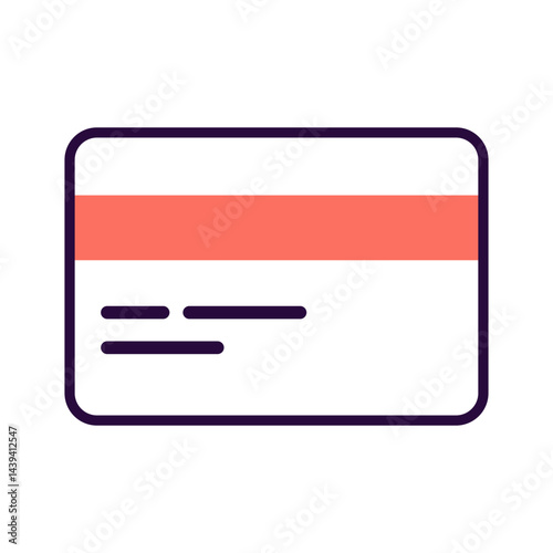credit card isolated on white
