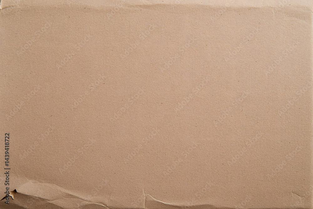 Brown Kraft paper, recycled paper texture background. Brown paper sheet