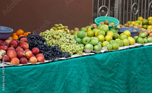Fototapeta Naklejka Na Ścianę i Meble -  fresh fruits from the local market in india