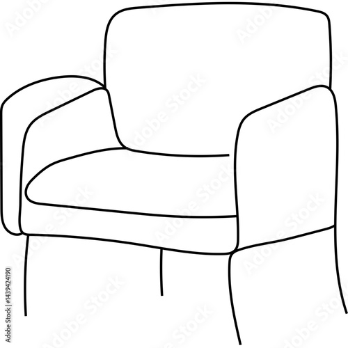 Minimalist Furniture Continuous Line
