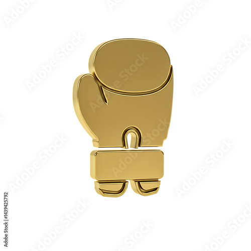 Gold Boxing Glove: Boxing Equipment